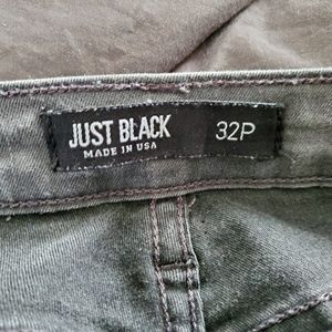 Just Black Gray Skinny Jeans